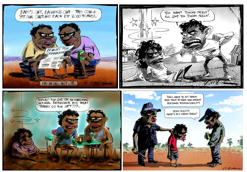 Racist cartoons by Bill Leak
